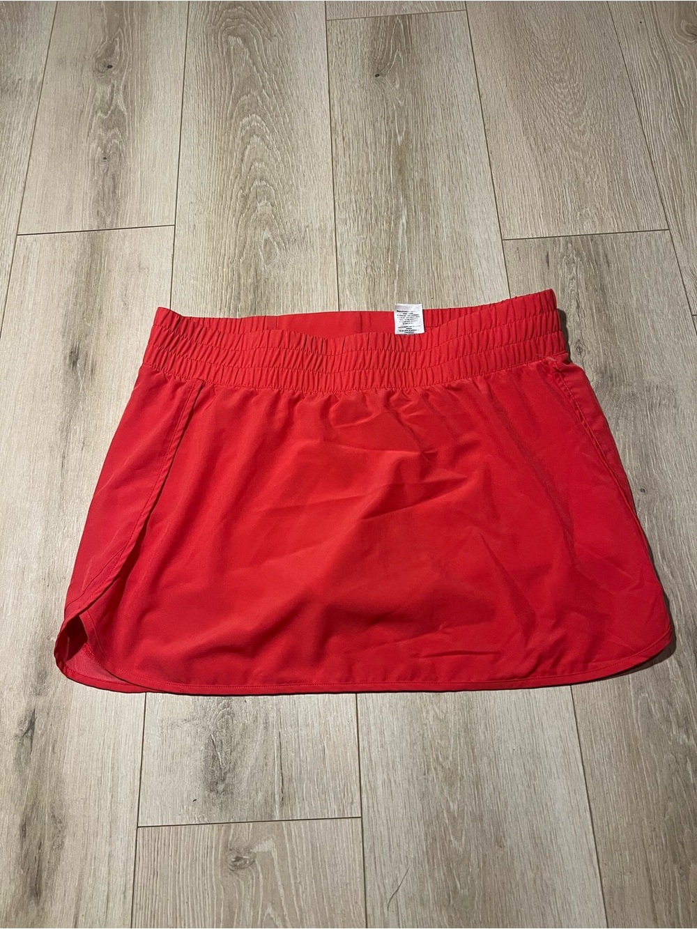 Asics Red Women's Athletic Skort